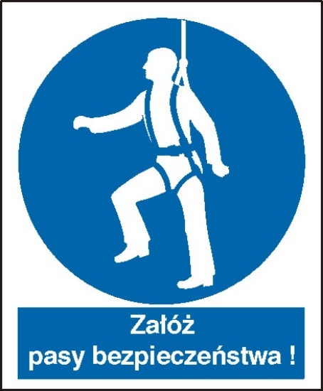 Nakaz używania pasó bezpieczeństwa